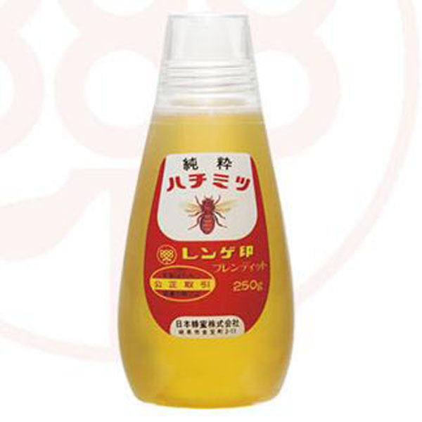 日本蜂蜜 レンゲ印 ハチミツ 240g