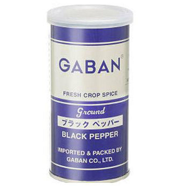 ギャバン GABAN ブラックペッパー グラウンド 缶100g