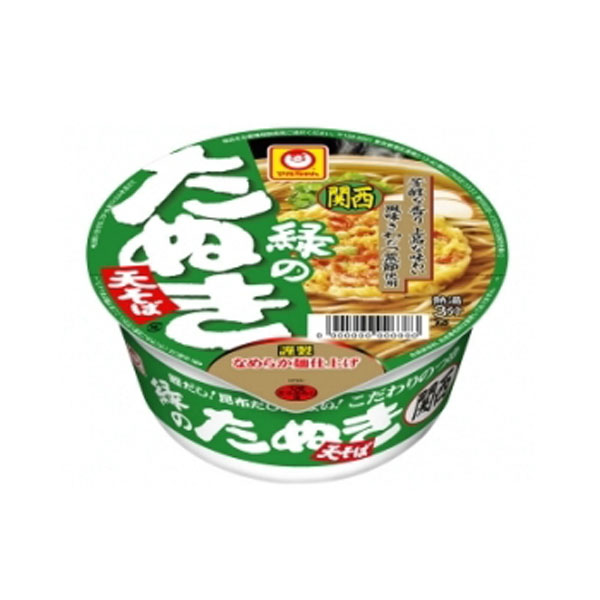 東洋水産 マルちゃん 緑のたぬき天そば(関西)1箱12食