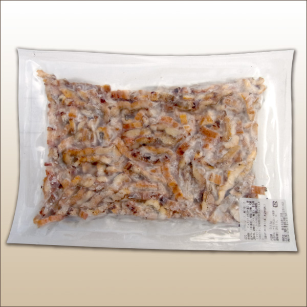 穴子(あなご)蒲焼き スライス キザミアナゴ 国内加工 1kg (500g×2)