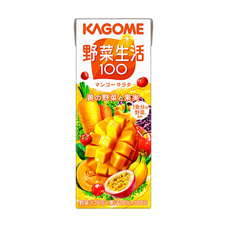 カゴメ 野菜生活100 マンゴーサラダ ホームパック 1L