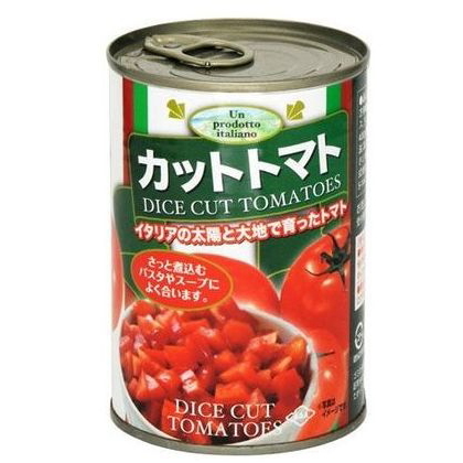 朝日 カットトマトピューレーづけ 缶400g